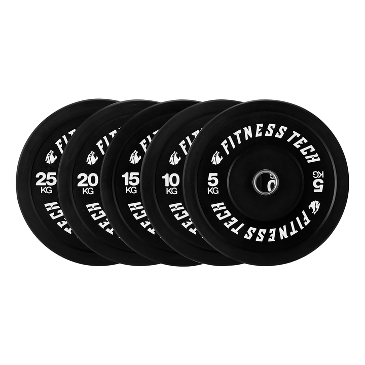 SET NERO DA 150KG DI DISCHI PARAURTI AD ALTA RESISTENZA