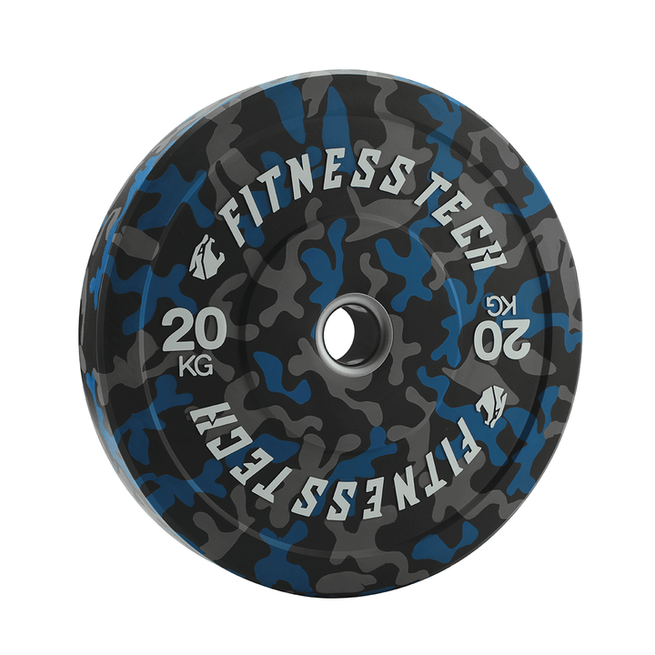 Set di 150 kg di piastre paraurti a disco mimetiche ad alta resistenza