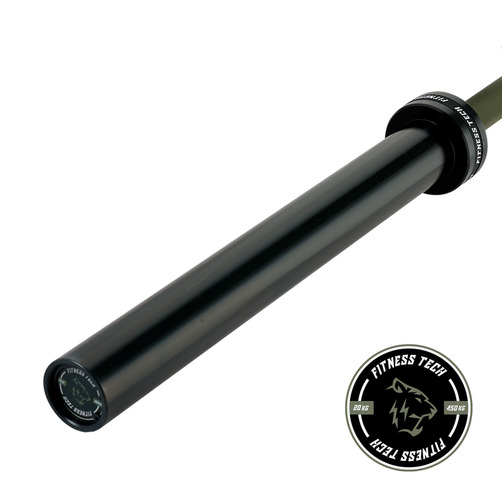 Barra olimpica verde 220 cm x 50 mm 8 cuscinetti