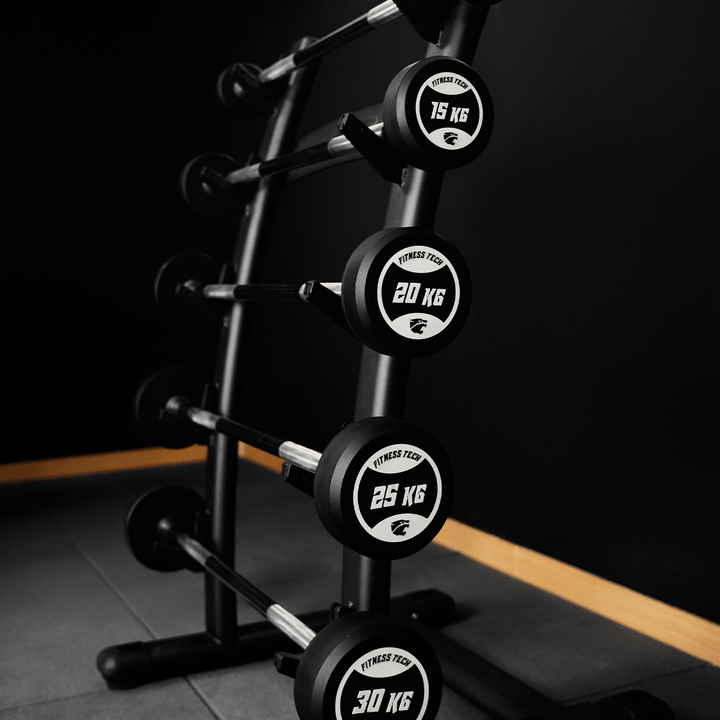 Set di Barre Montate dritte con Rack | Da 10 a 30 kg