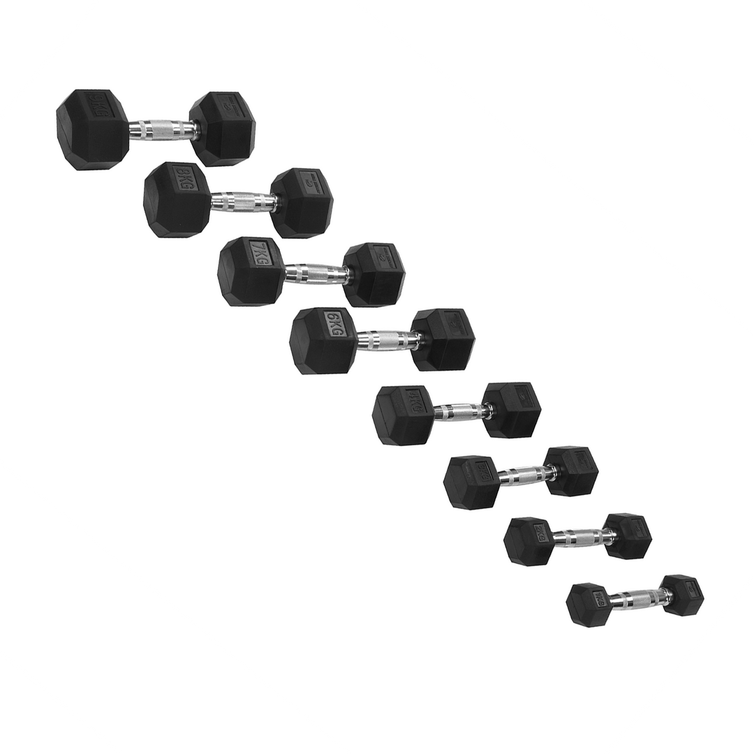 Manubri Esagonali 1-9 Kg / Set 2 unità