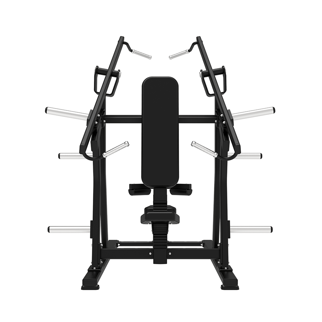 Macchina a doppia leva/pressa per pettorali inclinata e lat pulldown isolatore