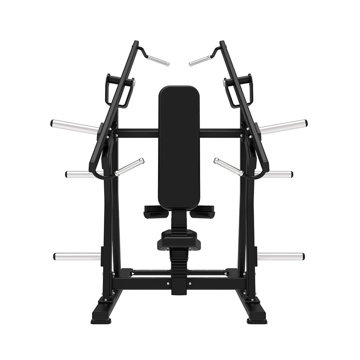 Macchina a doppia leva/pressa per pettorali inclinata e lat pulldown isolatore
