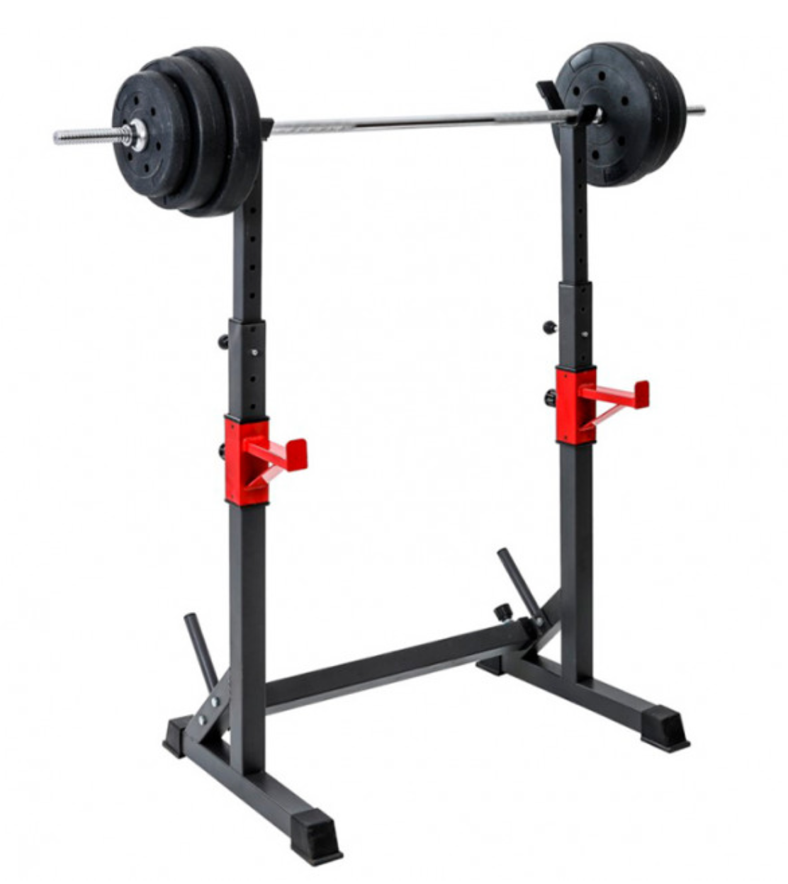 Soporte ajustable para levantamiento de pesas rack de Sentadillas unidad  acero 14kg – Fitness Tech
