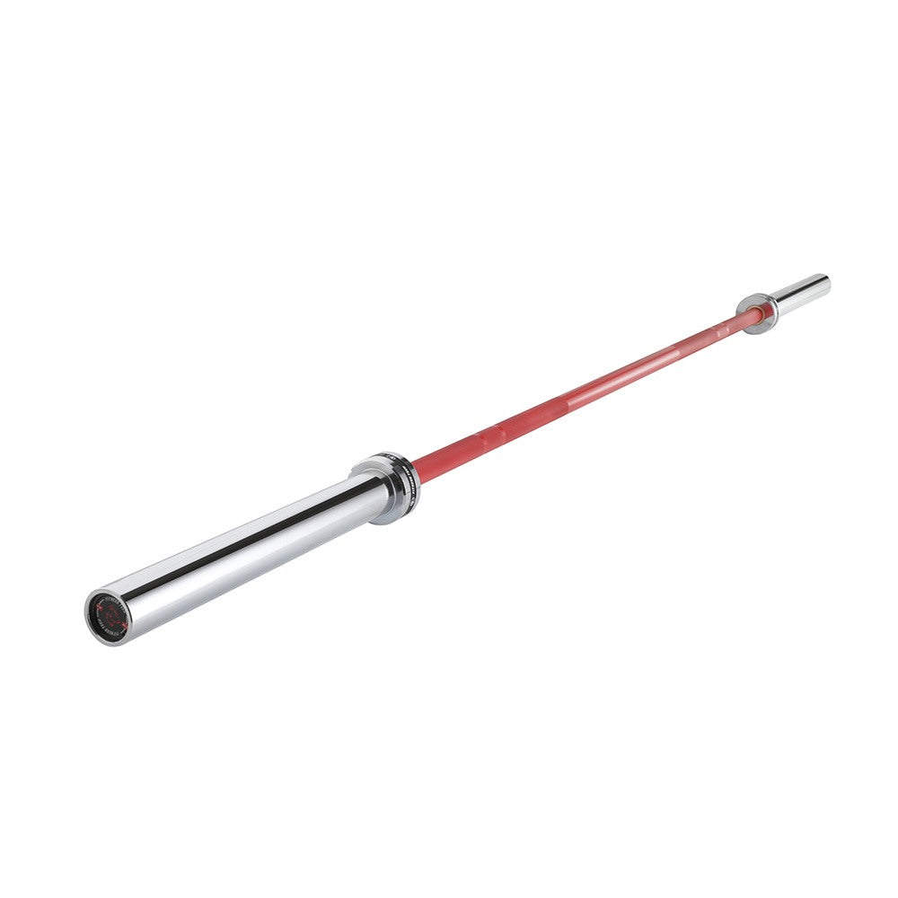 Bilanciere olimpico rosso 2.2M * 50mm da 365 kg con 4 cuscinetti