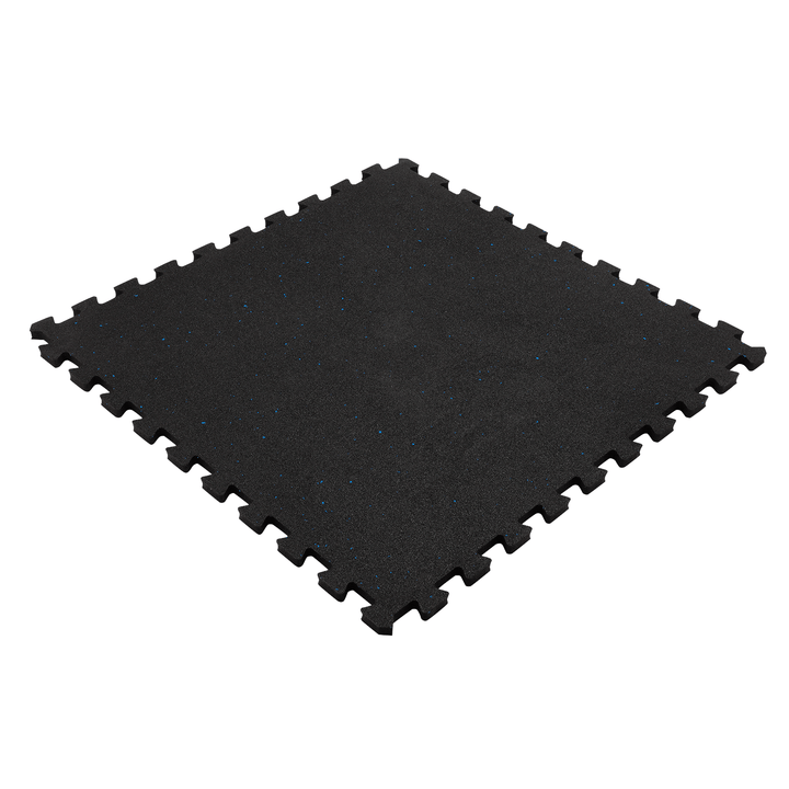 Piastrella puzzle in gomma per palestra 100x100x2 cm EDPM Blu