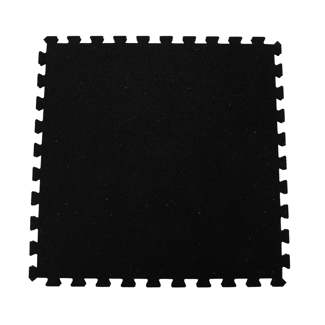 Piastrella puzzle in gomma per palestra 100x100x2 cm EDPM Blu