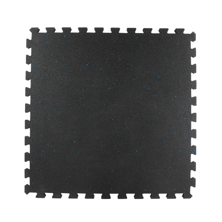 Piastrella puzzle in gomma per palestra 100x100x2 cm EDPM Blu