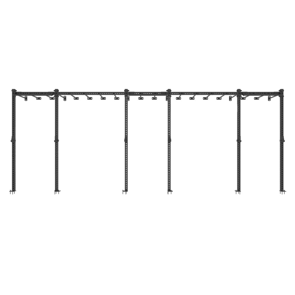 Rig Funcional de Pared con Monkey Bars (3 Puestos) - Frontal