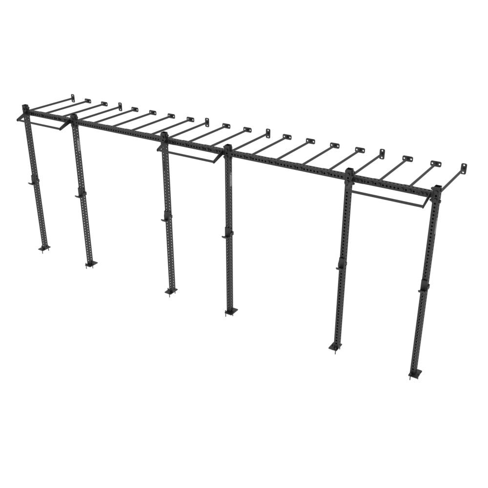 Rig Funcional de Pared con Monkey Bars (3 Puestos)