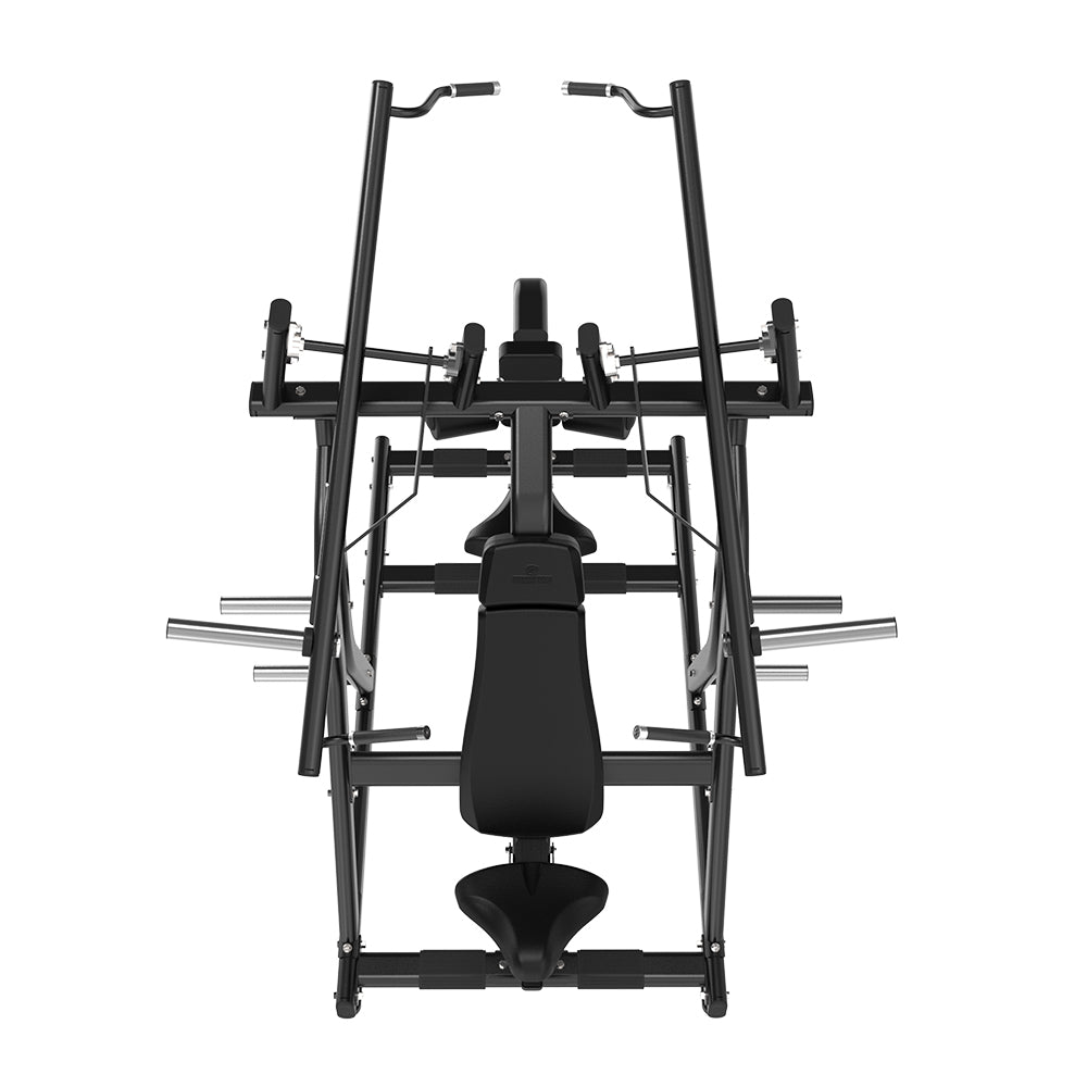Press Banca Inclinado y Jalón Dorsal | Máquina de Palanca Dual - Pro Series - Altura