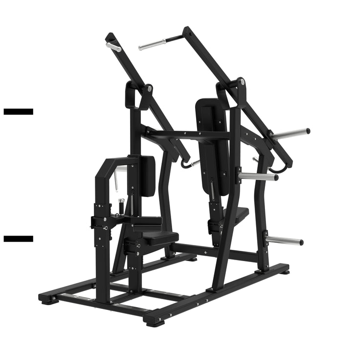 Panca Inclinata per Distensioni e Lat Machine | Macchina a Leva Doppia - Pro Series