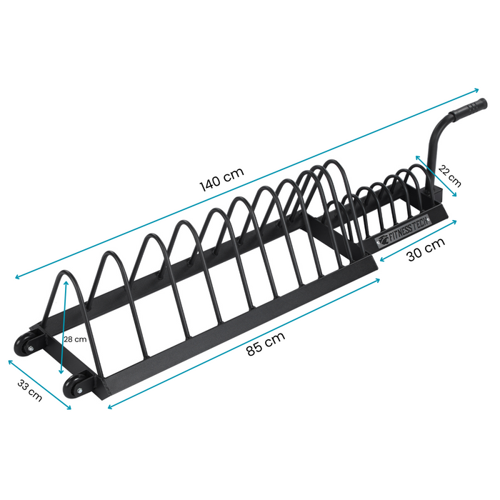 Rack olímpico de ruedas | Fitness Tech