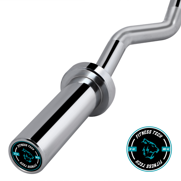Barra Super Curl Acero 1,2 m * 50 mm 400 libbre/181 kg massimo