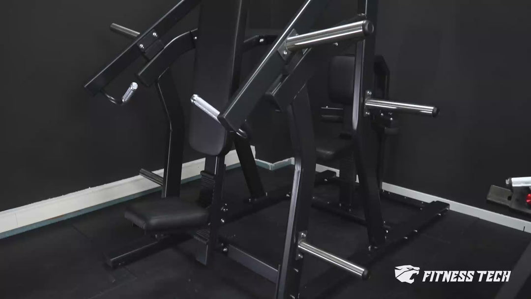 Macchina a doppia leva/pressa per pettorali inclinata e lat pulldown isolatore