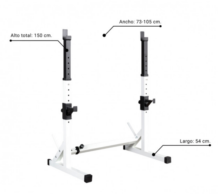 Soporte para levantamiento de pesas | Fitness Tech