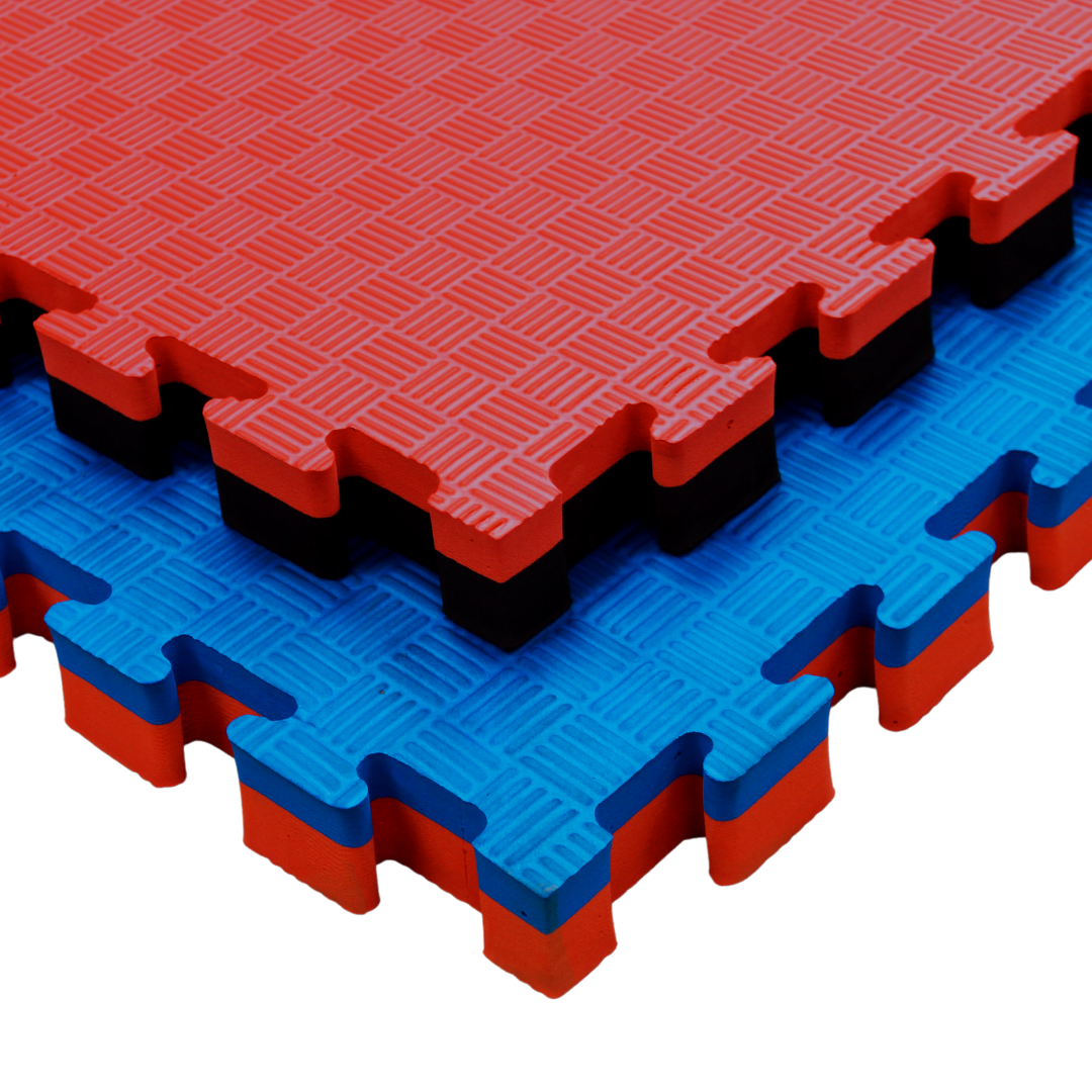 Loseta de tatami | Azul y rojo | Fitness Tech