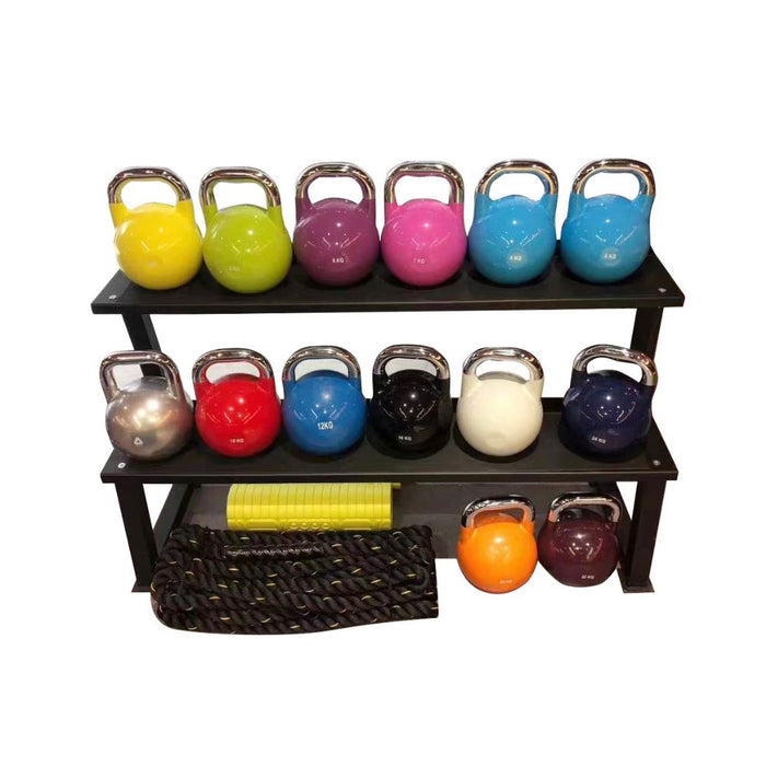 Soporte Rack para Kettlebell 2 Alturas